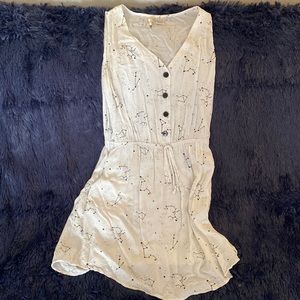 White Constellation Dress